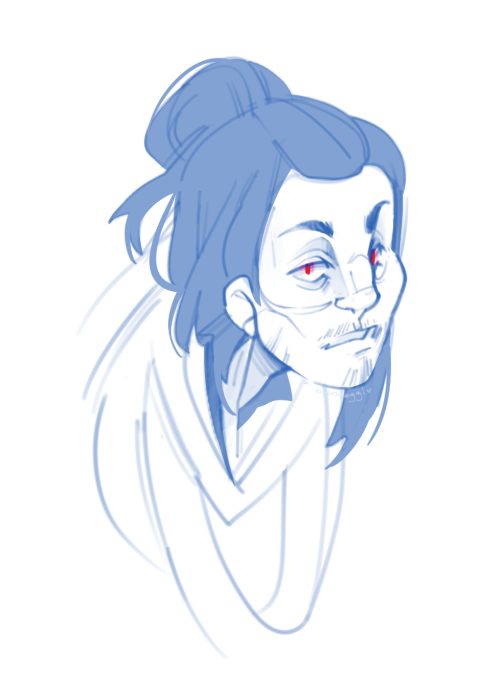 Aizawa doodle from yesterday cause I was shrimping for him (¬‿¬)