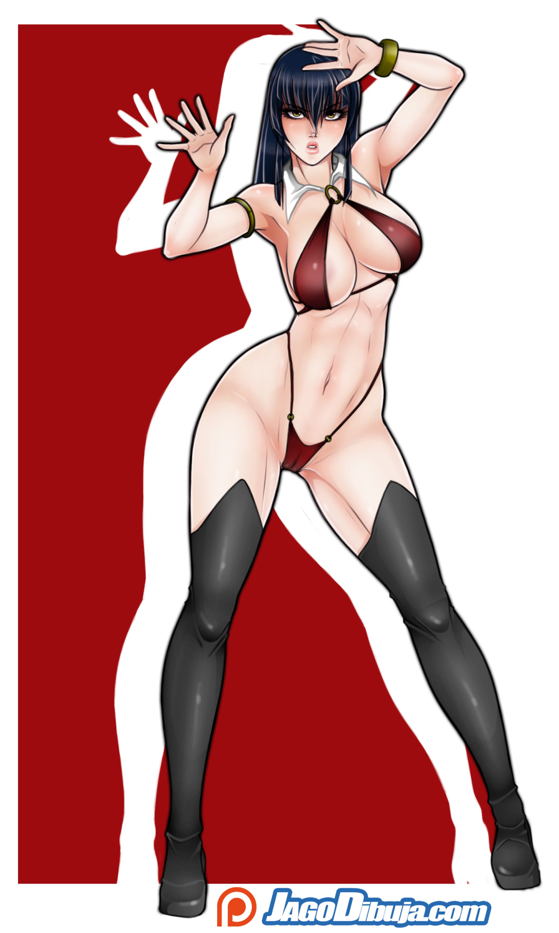 Vampirella fan art | JAGODIBUJA