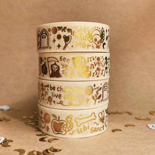 reimenaashelyee:My MEMENTO MORI washi tape is on sale now at The Washi Station, together with 35 oth