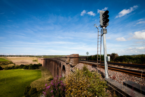 Off the south end of Culloden Viaduct, Scotland.