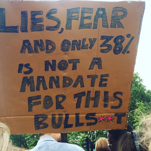 carrionlaughing:Some of my favourite signs from the ‘March For Europe’ Brexit protest in London, Jul