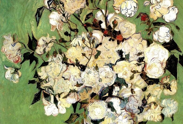 leuc:  Van Gogh’s Flowers  Flowers in a Vase, 1887 Vase of lilacs, daisies and
