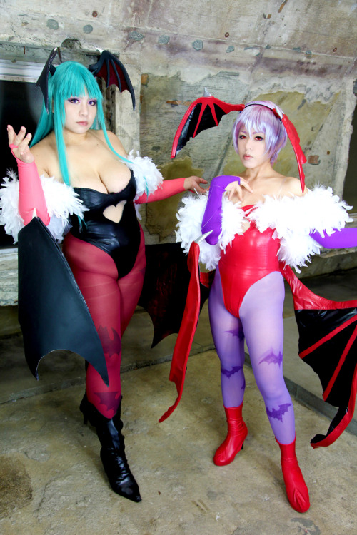 XXX Darkstalkers - Morrigan & Lilith (Chouzuki photo