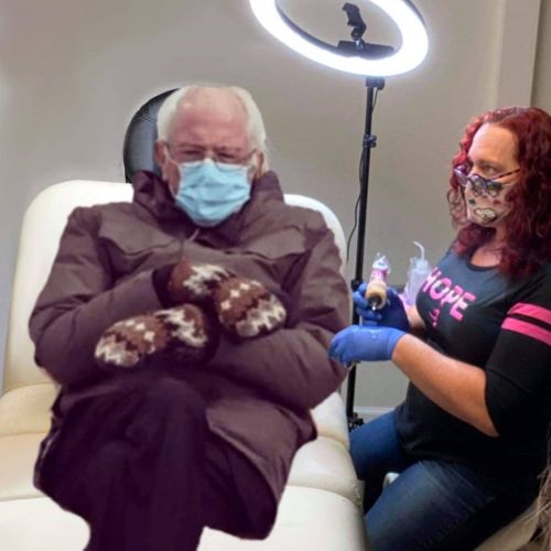 <p>We get all kinds in here…….  🤣<br/>
.<br/>
#ladytattooer #thephoenix #copperphoenix #shelbyvilleindiana #indianapolistattoo #indylocal #do317 #indytattoo #circlecity #berniesanders #inauguration2021 #bernie  (at Shelbyville, Indiana)<br/>
<a href="https://www.instagram.com/p/CKZnS52LmBI/?igshid=1lp2ozwvpxacx">https://www.instagram.com/p/CKZnS52LmBI/?igshid=1lp2ozwvpxacx</a></p>