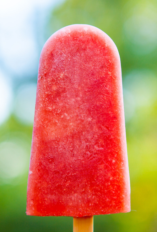 Olenko’s Summer Strawberry-Watermelon Popsicles  This popsicles are easy to make and so refres