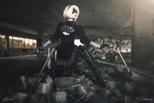  My 2B costume :3~~cosplayer me (http://facebook.com/calssara.cosplay / http://instagram.com/calssar