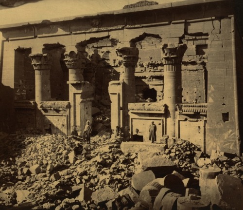Facade of the Temple of Kalabsha, 1880