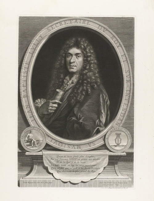 Portrait of Jean-Baptiste LullyJean Louis Roullet (French;1645–1699) after Paul Mignard (French; 163