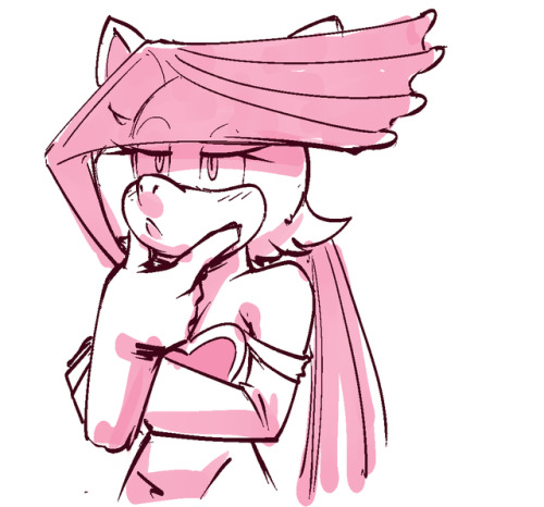 mimic-txr:rouge using her wings as hands 