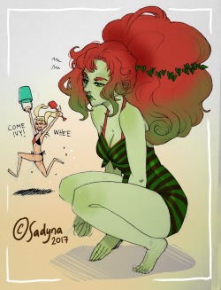 sadynaxart:Random beach Ivy &amp; Harley