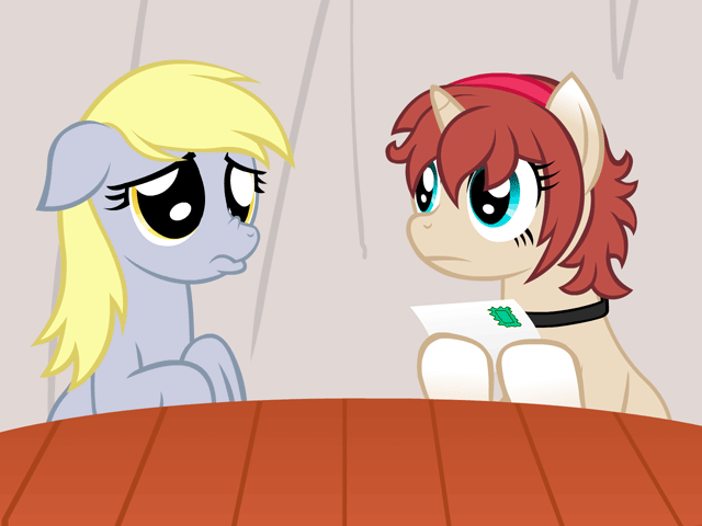 nopony-ask-mclovin:  What is the content of the letter? a - love letterb - anon haterc