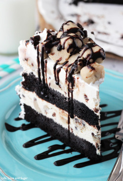 confectionerybliss:  Chocolate Chip Cookie Dough Ice Cream Cake | Life, Love And Sugar 