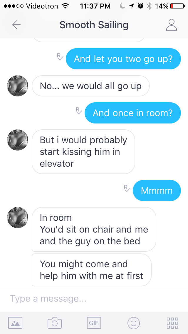 hotwifetextpic2hubby:  smoothsailing69:  Discussing her sexy scenario for our next