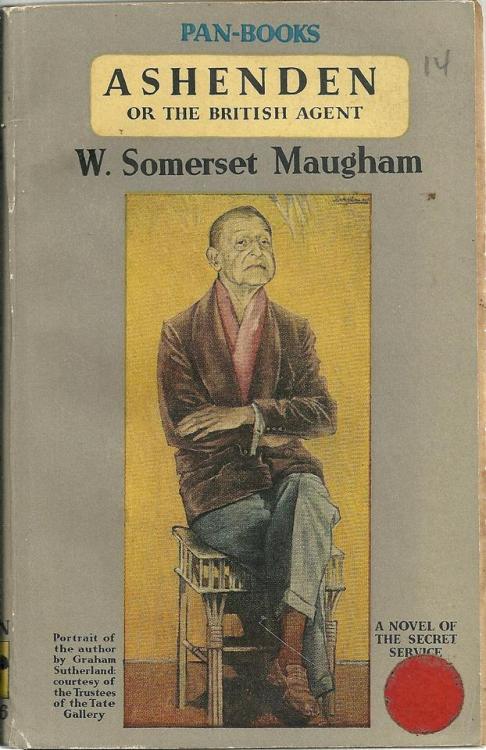 Five different covers of W. Someset Maugham’s Ashenden: Or the British Agent.It was later filmed as 