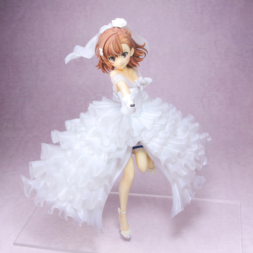 Toaru Kagaku no Railgun T - 1/6 Misaka Mikoto (Pure White Wedding ver.) by Revolve. Release: October