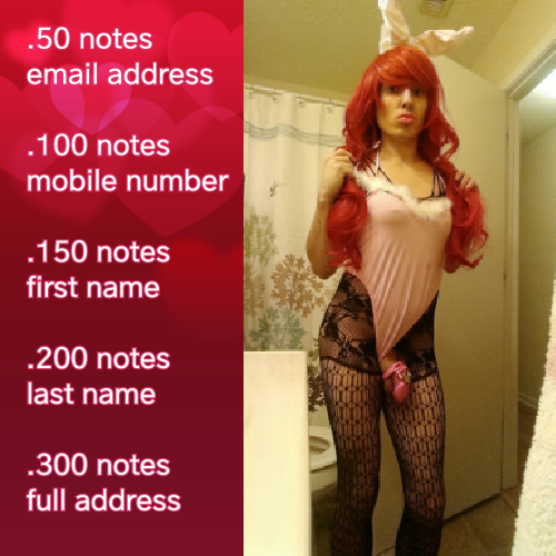 sissyexpose92:Let’s get this slut out! ALL FOLLOWERS MUST REBLOG AND LIKE THIS POST! 300 NOTES