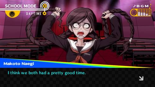 trubbishrubbish: Makoto knows how to show Toko and Syo a really good time. Naegi, you dweeb