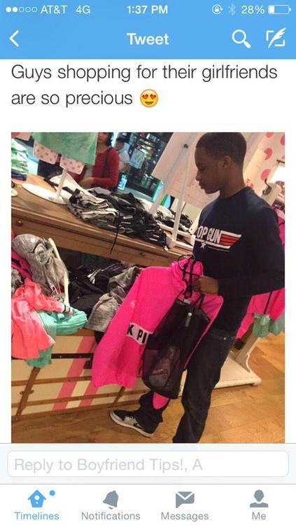 ji-bril:better-than-porn:thecommonchick:Plot twist: he was shopping for himself..LMFAOOOO