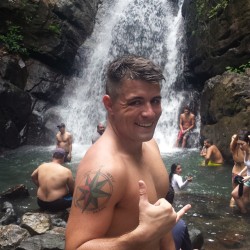 Puerto Rican Rainforest waterfalls. Just