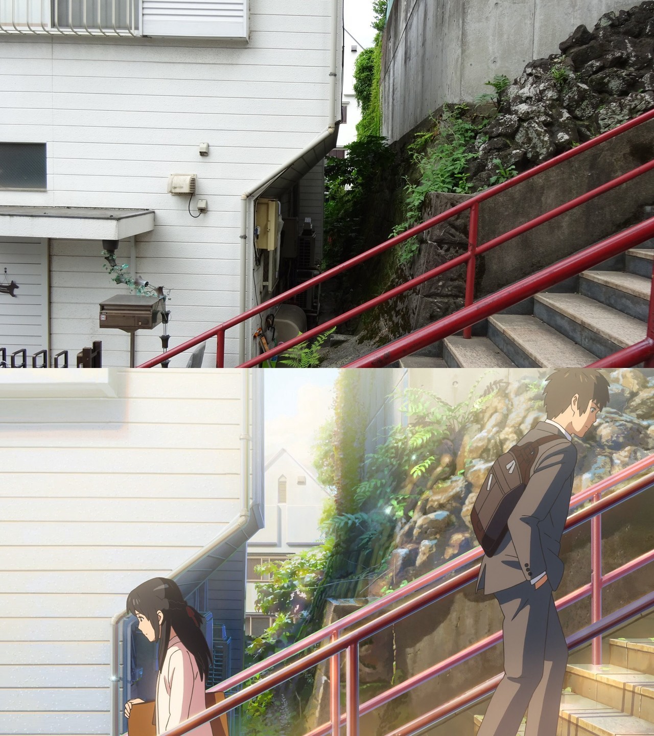 art-woonz:  Real life locations from Kimi no Na wa.(Your name) -seichi junrei (Tokyo side)