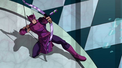 superheroes-or-whatever:  Hawkeye throughout animation