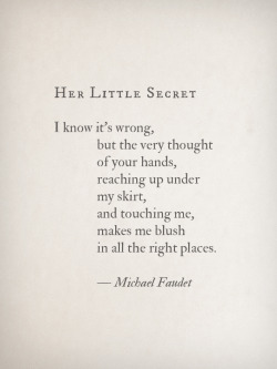lovequotesrus:  Her Little Secret by Michael