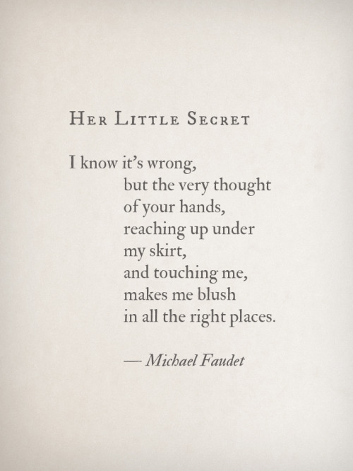 XXX lovequotesrus:  Her Little Secret by Michael photo