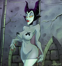 alboart:  Maleficent MILF! Follow me on Instagram