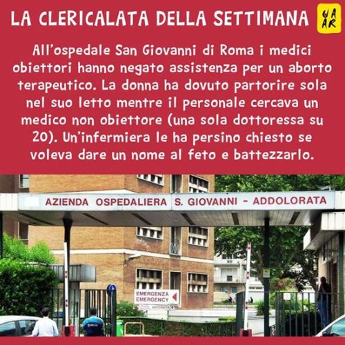 uaar-it:La classifica completa su A ragion veduta - Il mondo osservato dall’Uaar