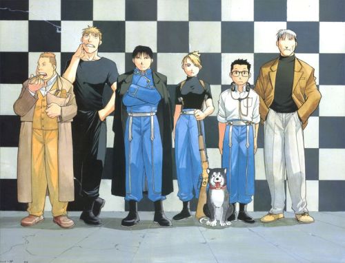 alwaysfullmetalheart:30 Days of Fullmetal Alchemist ChallengeDay 18- Team Edward or Team MustangAs much as I love Edward and his pals, Mustang’s team wins by a long shot. I love the whole lot of them, and it’s obvious that Roy took a long time in