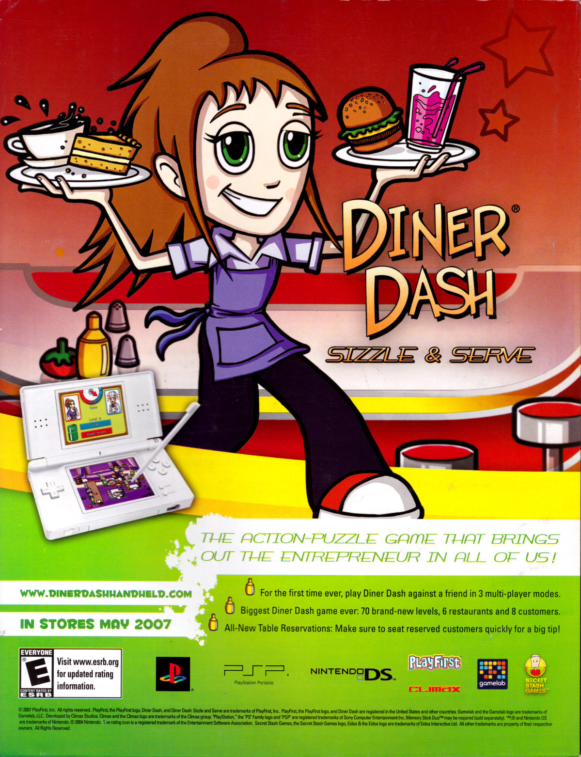 ‘Diner Dash: Sizzle & Serve’[DS / PSP] [USA] [MAGAZINE] [2007]
• Nintendo Power, June 2007 (#216)