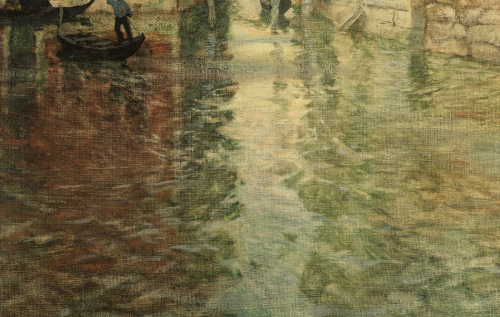 Reflection details in Frits Thaulow‘s paintings