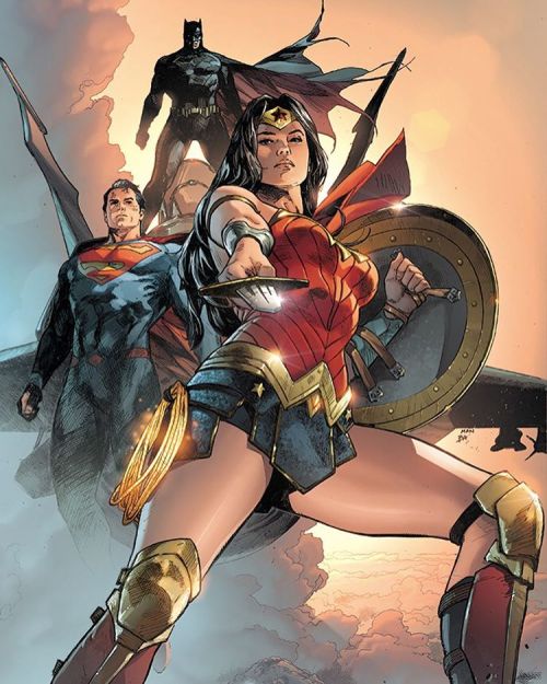 TRINITY #3 by @francis_manapul & me. #claymann #batman #superman #wonderwoman @dccomics #dcrebir