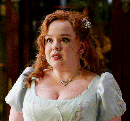 NICOLA COUGHLANasPENELOPE FEATHERINGTONBRIDGERTON| OLD FRIENDS (3.04)