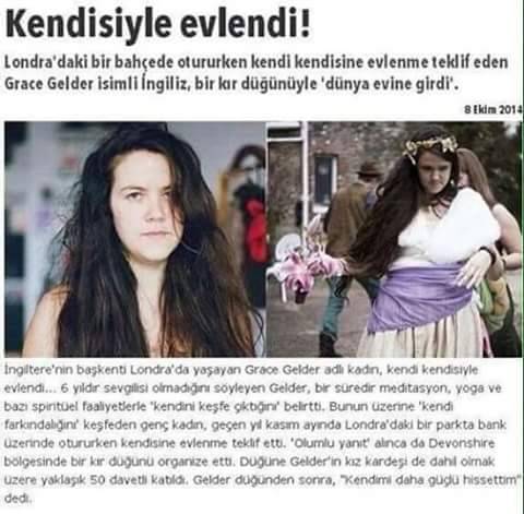 Kendisiyle evlendi!
Londra...