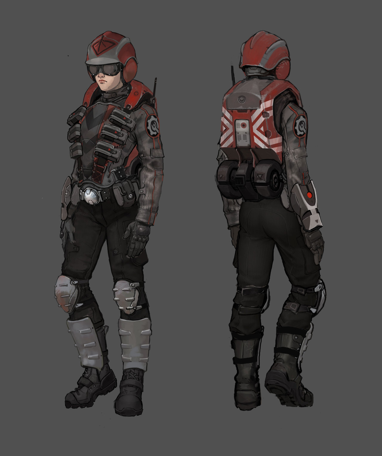 elfslavewatdo:  Planetside 2 Female Terran Republic &amp; New Conglomerate concept
