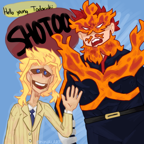 Toshinori and endmevorAll might looks so cute in this ;u;