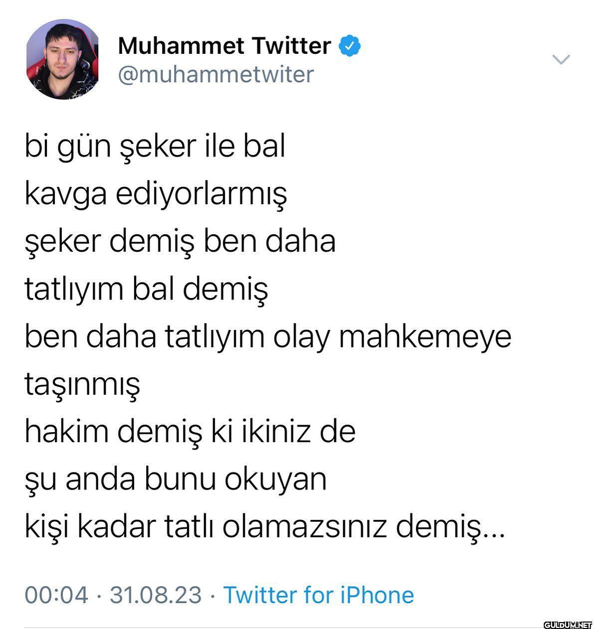 Muhammet Twitter on August...