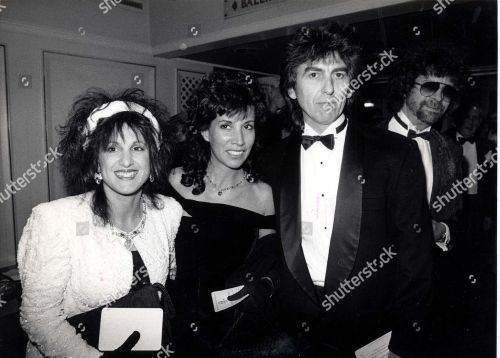 George and Olivia Harrison at the BAFTAS, 1987