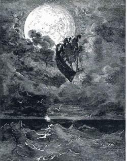 metalfuckingheads:  A Voyage to the Moon, Gustave Doré (1868)  