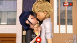mimumika:  OMG CAN WE ALL TAKE A MOMENT TO NOTICE HOW RELUCTANT ADRIEN WAS TO KISS CHOLE AND HOW WILLING HE WAS TO KISS MARINETTE??????