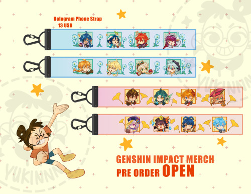  GENSHIN IMPACT MERCH PRE-ORDER OPEN      DATE [6.25~7.15]My store is opening back up again for all 