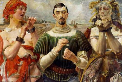“Aldea polaca” o  “Retrato de Aleksander Wielopolski” por Jacek Malczewski, 1903.