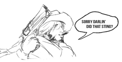 mccree trying out other folks voicelines…