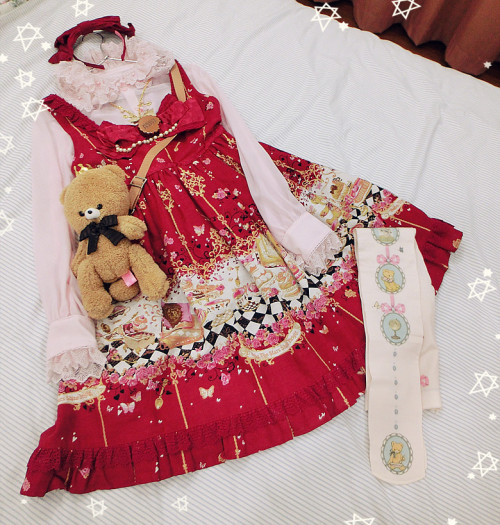 lostnatsu:A Coordinate a day - 38Same dress, different coordinate, different style.Dress: Btssb, clo