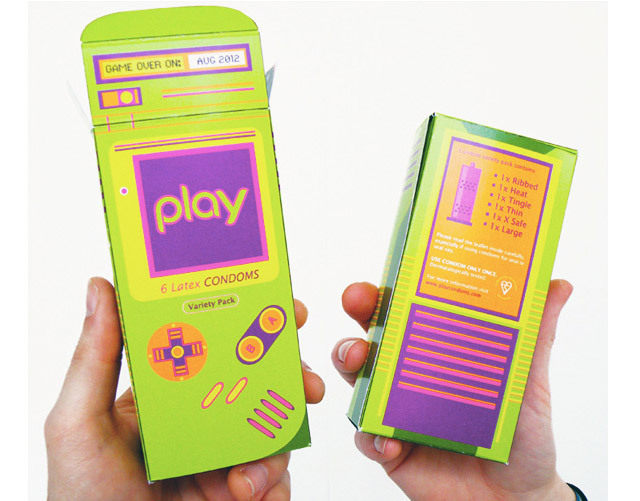 pxlbyte:  Play Safe with…Retro Gaming Condoms? London-based designer Ben Marsh
