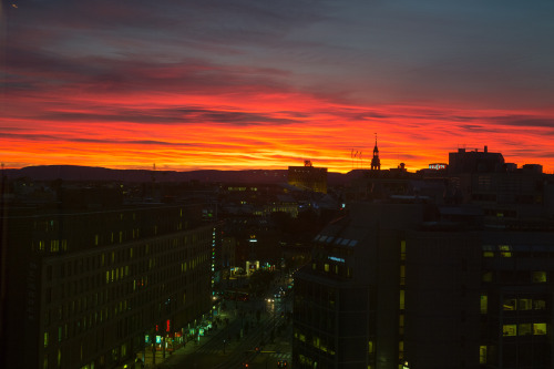 Sunset- Olso, Norway: October 2016