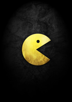 theawkwardgamer:  PAC-MAN by Robert William