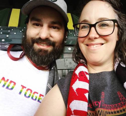 Happy Pride ️‍⚽ . . . . #pride #pdx #BAONPDX #ptfc #pdxpride (at Providence Park)