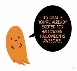 elisaintime:  Listen to the little orange ghostie.  